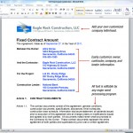 Construction Contract Template