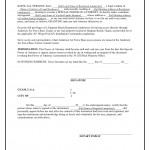 Power Of Attorney Sample