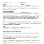 Free Roommate Agreement Forms Simple Roommate Agreement Template