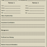 Partnership Agreement Sample